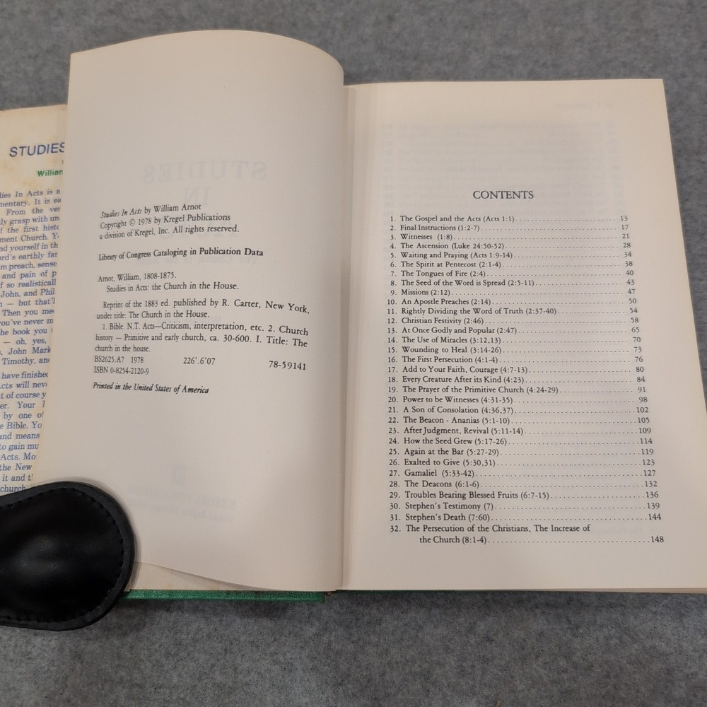 Studies in Acts William Arnot Kregel Publications 1978 Hardcover Book Commentary - Picture 5 of 8